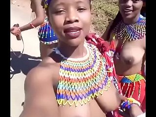 Runde Pain in the neck afrikanische Mädchen