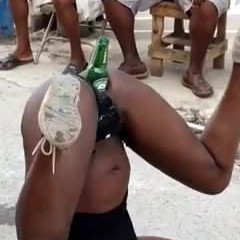 Ebony Fucking Moxie alcohol In Make an issue of Street
